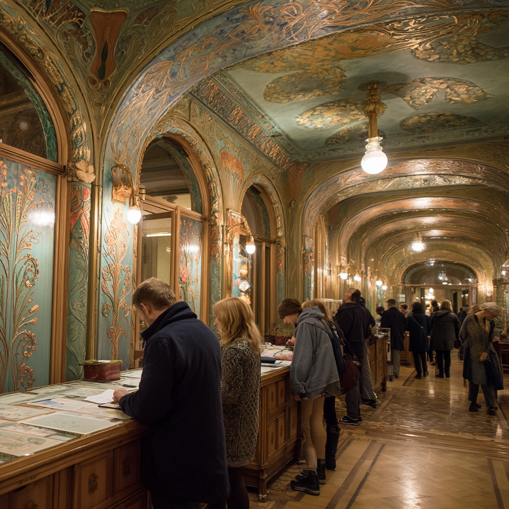 Alesund Art Nouveau Centre Paint By Number