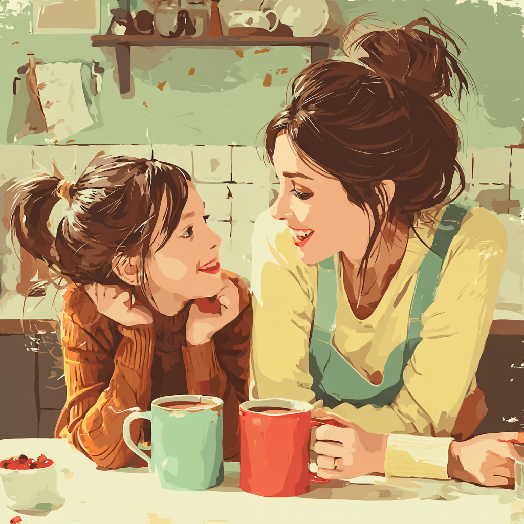 Morning Coffee Conversations Painting By Numbers Kit