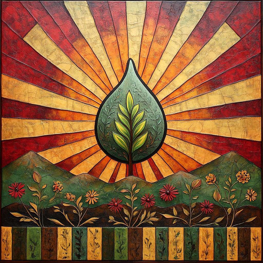 Frida Kahlo Inspired Solar Seed Of Renewal Painting by numbers kit