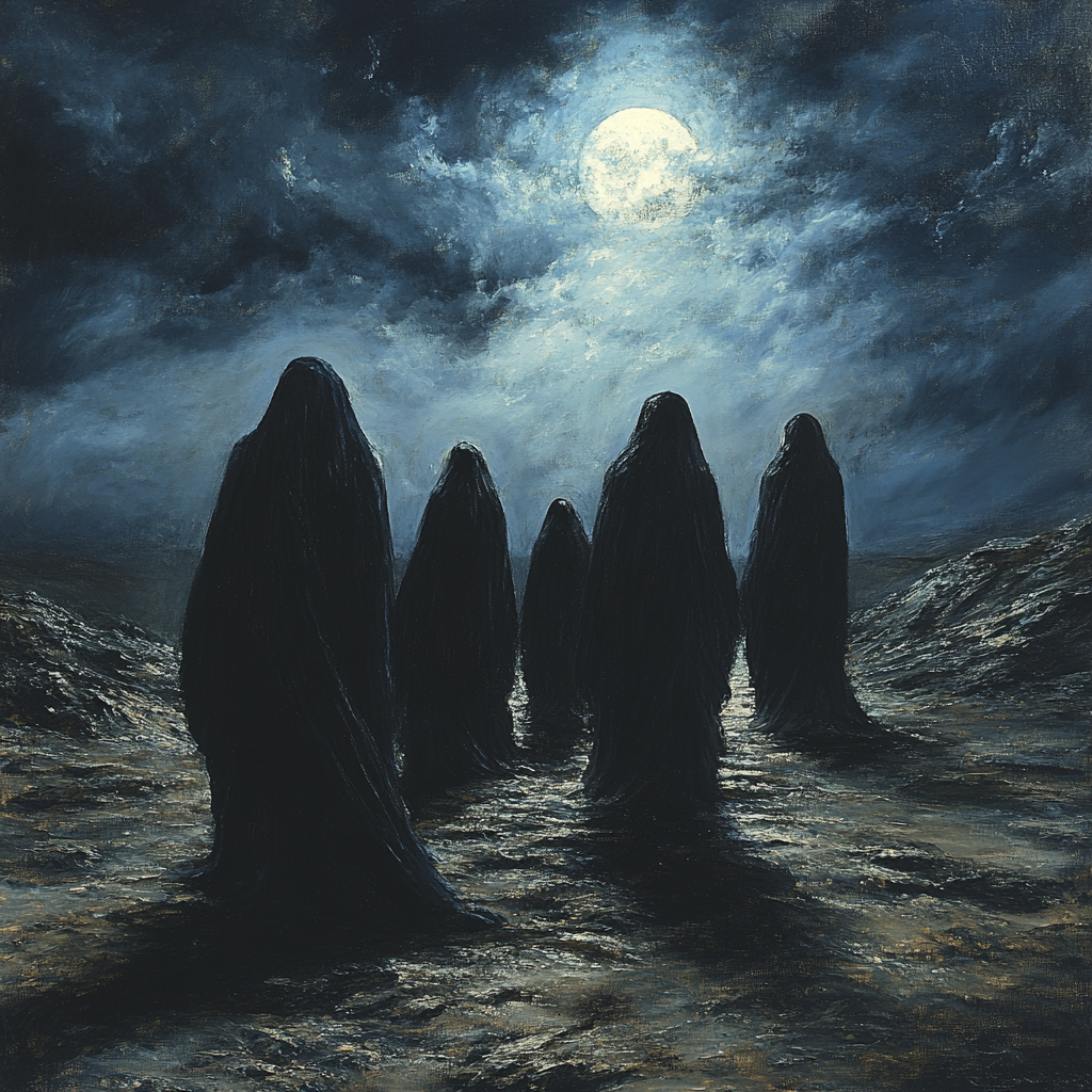 Francisco Goya Inspired Night Procession Numbered painting kits