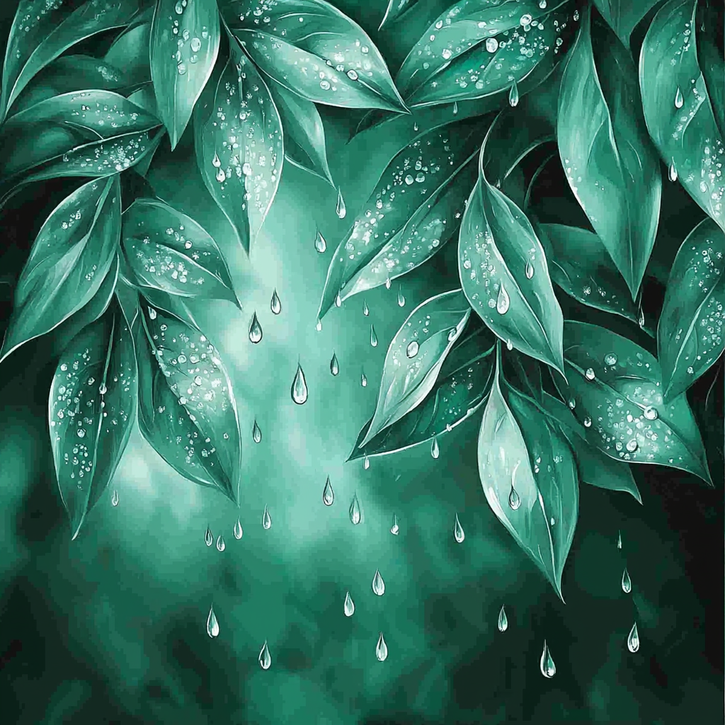 Leonardo Da Vinci Inspired Gentle Raindrops Painting Number Kit