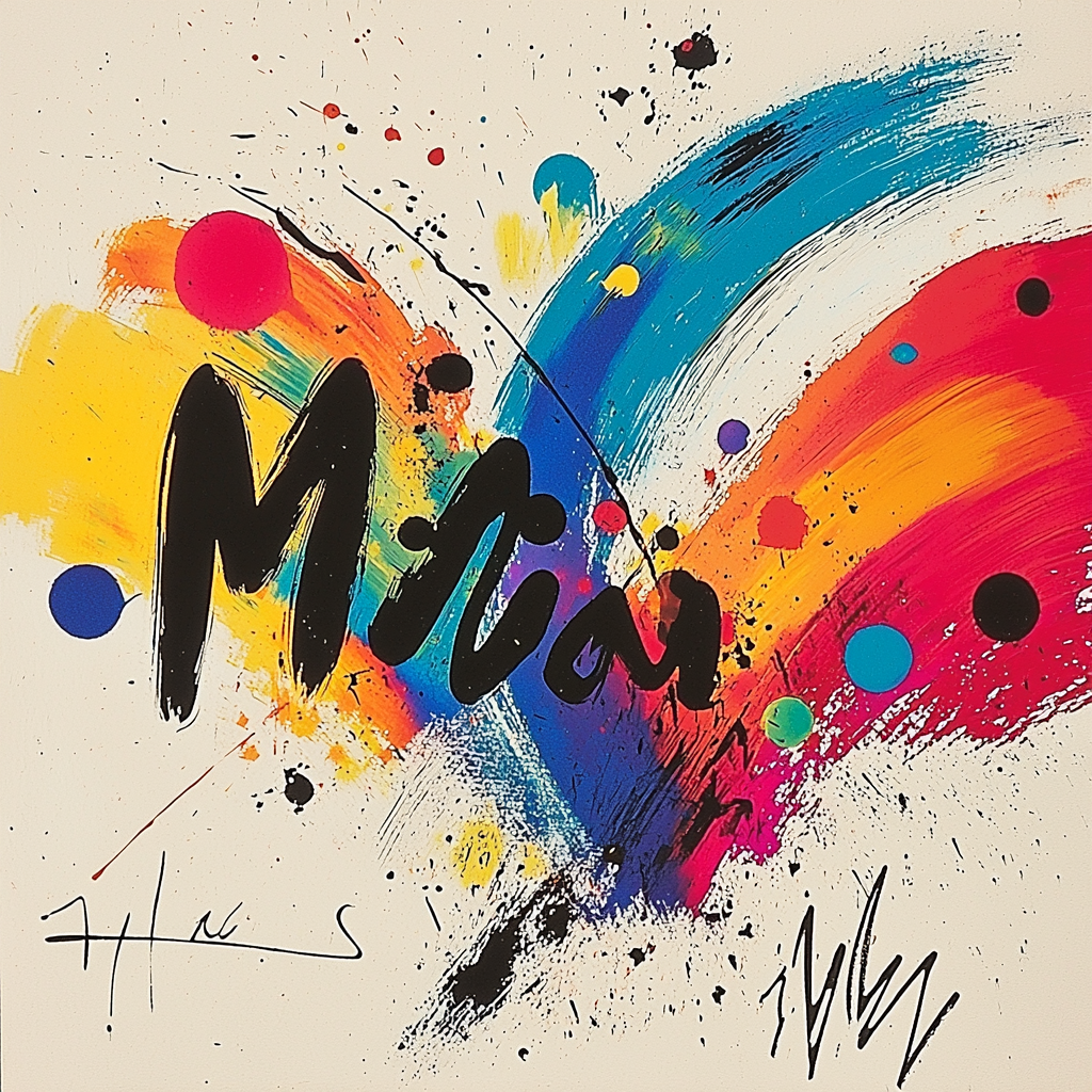 Joan Miró Inspired Joyful Crescendos Paint By Numbers Art