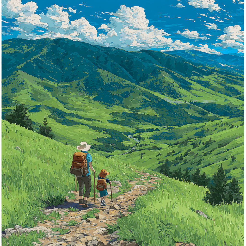 Mom And Me On A Journey Paint By Color