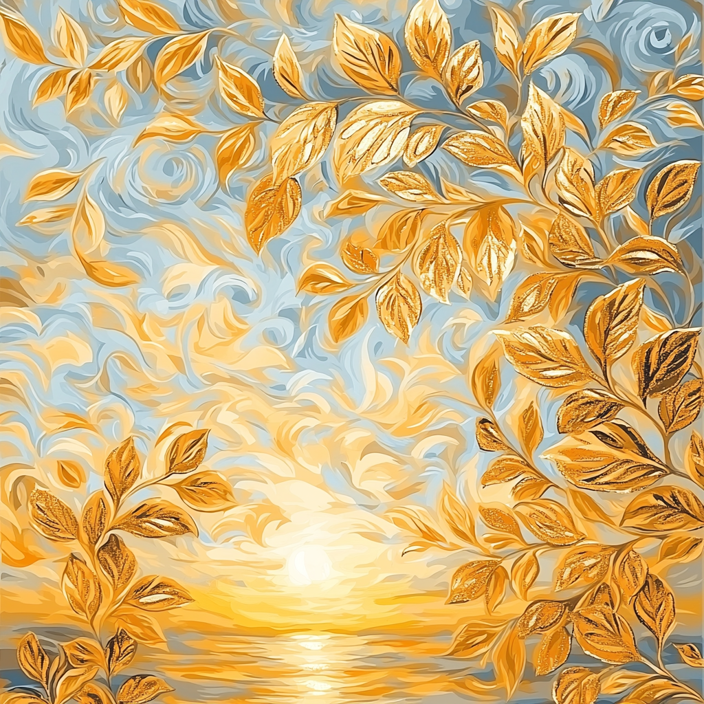 Gustav Klimt Inspired The Golden Hour Paint By Number