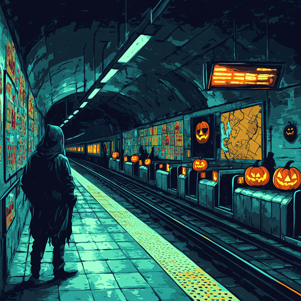 Subway Of Lost Costumes Paint by numbers kits