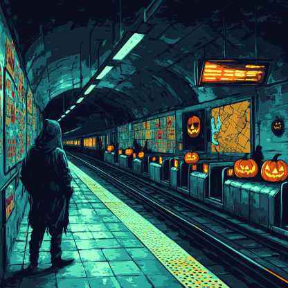 Subway Of Lost Costumes Paint by numbers kits