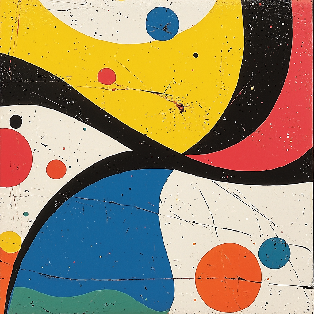 Joan Miró Inspired The Essence Of Joy Paint By Numbers Art