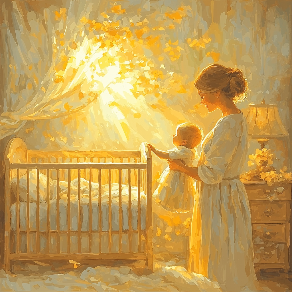 A Mother's Voice Number Painting