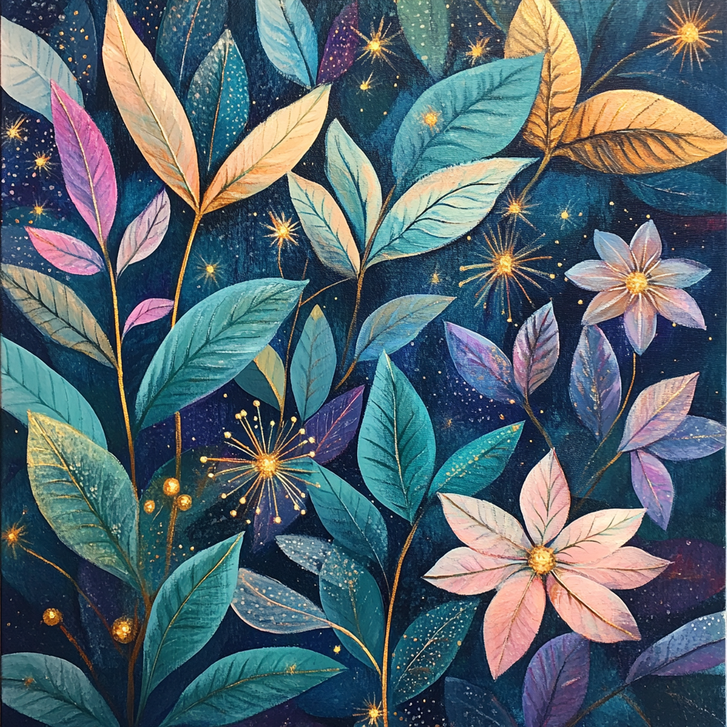 Edgar Degas Inspired Cosmic Garden Painting by numbers kit