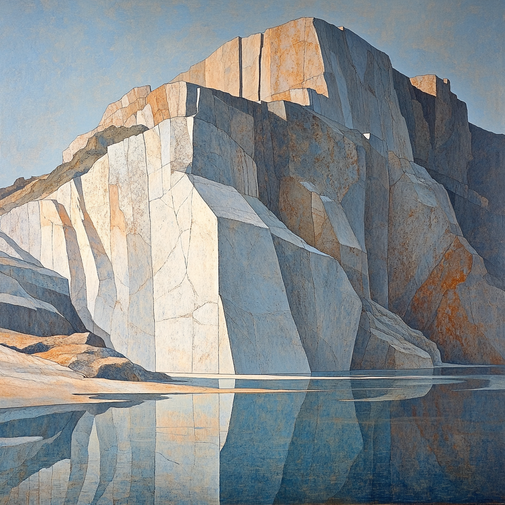 Michelangelo Inspired Granite Reef Number painting