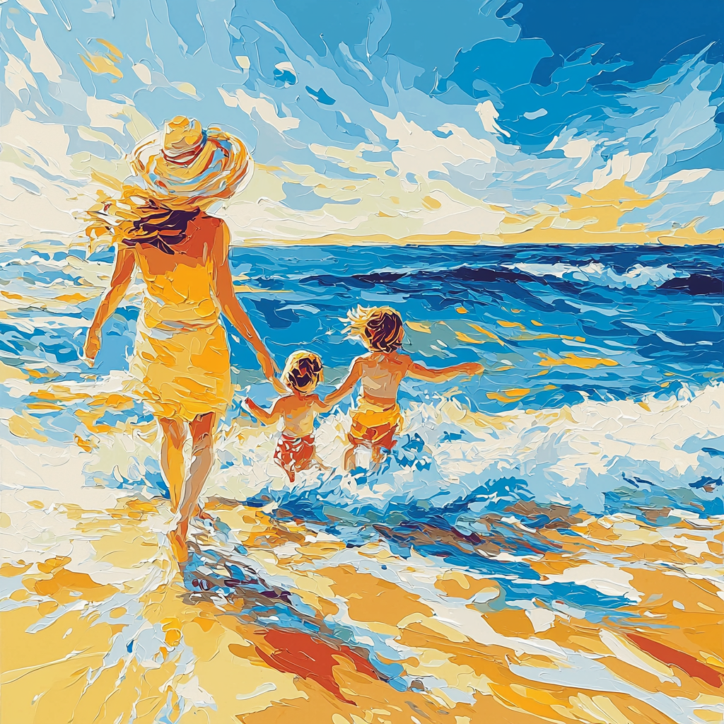 Sun-Kissed Moments DIY Paint By Numbers