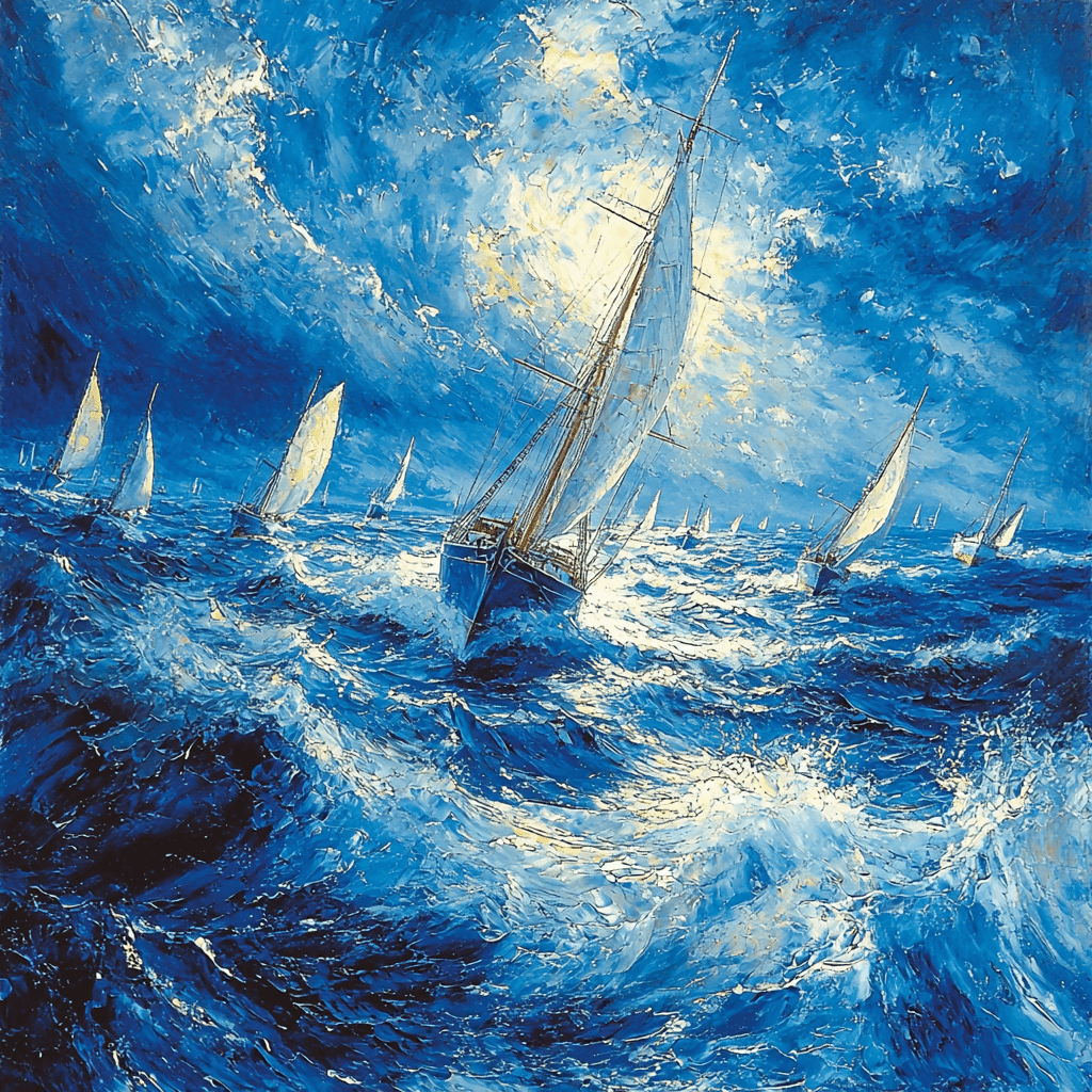 J.M.W. Turner Inspired Historic Voyage Of Discovery Painting Number Kit