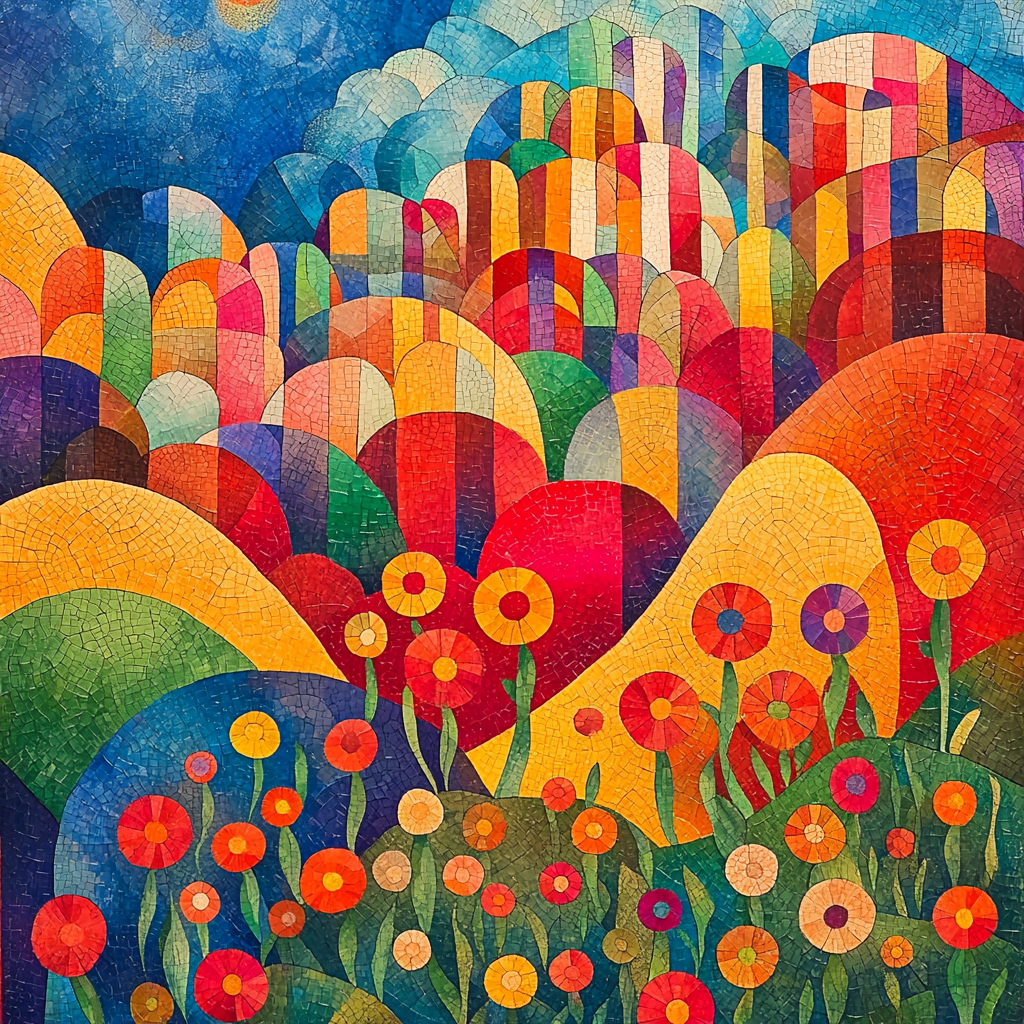 Paul Klee Inspired Expressions Of Color Number Painting