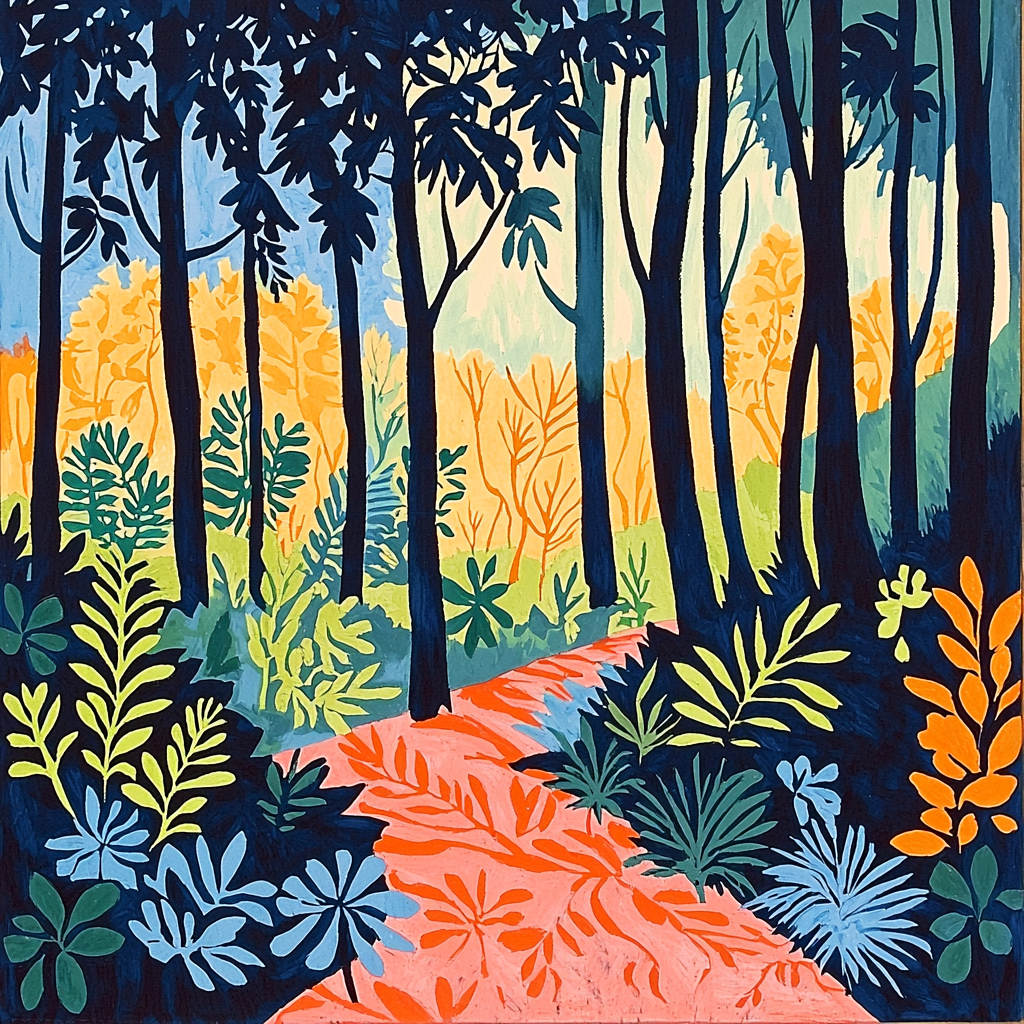 Henri Matisse Inspired Symphony In Green Numbered Painting Kits