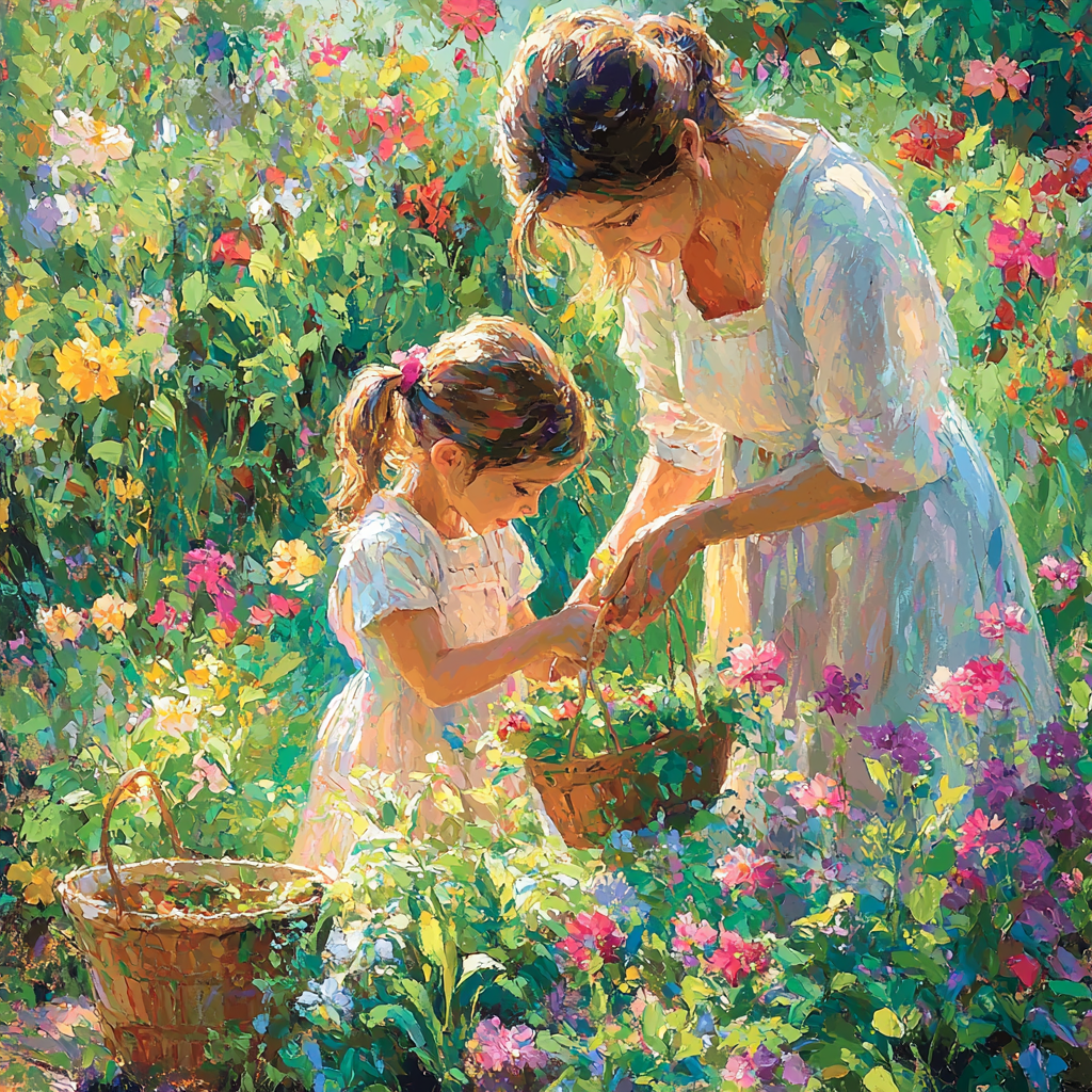 Mommy’s Little Gardener Paint By Color