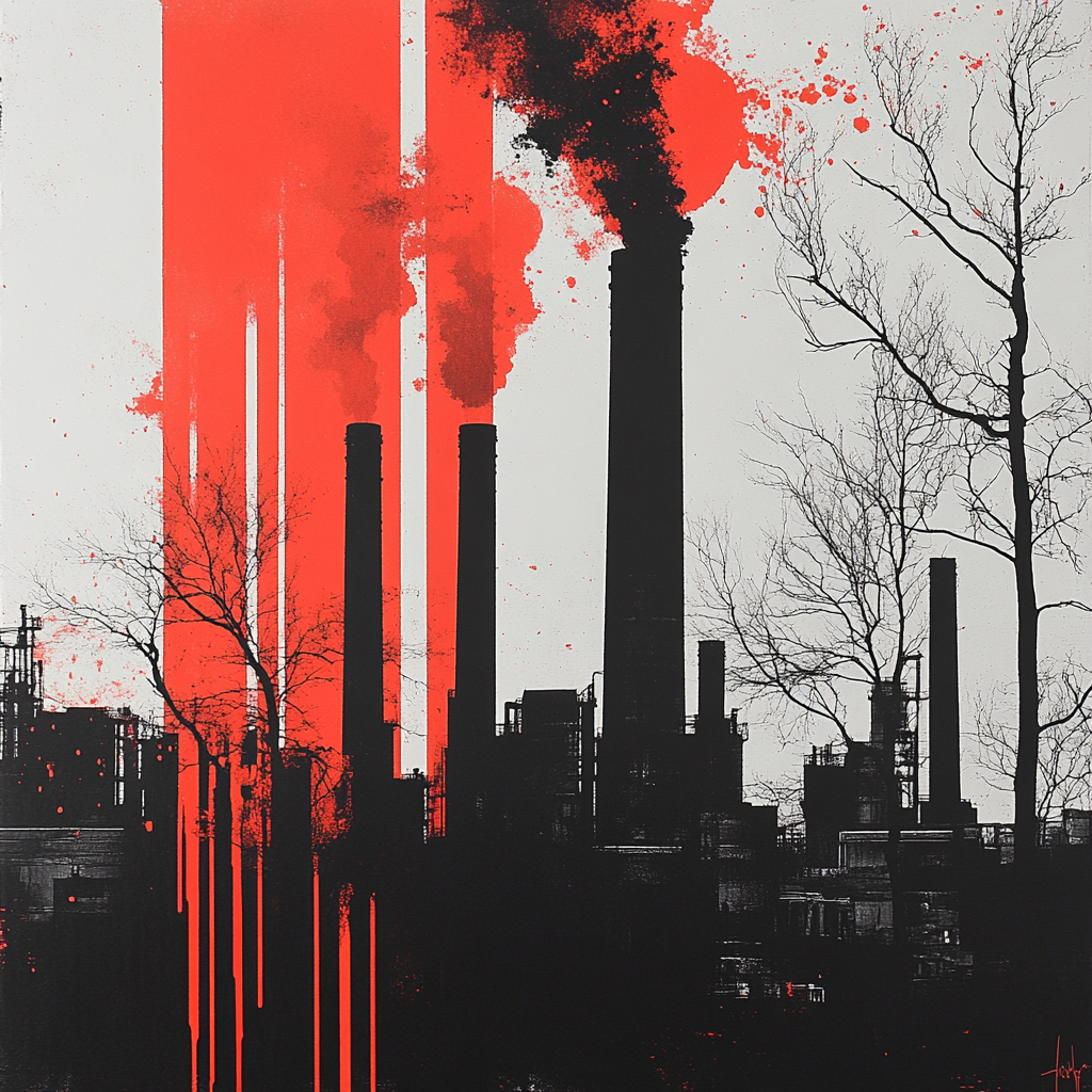 Banksy Inspired Environmental Reflection painting number kit