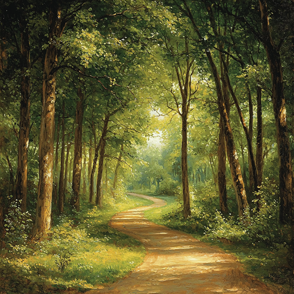 John Constable Inspired Mystical Forest Paths Painting By Numbers Kit