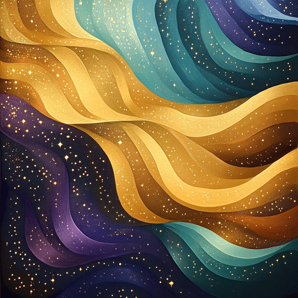 Georges Seurat Inspired Celestial Tides Numbered painting kits