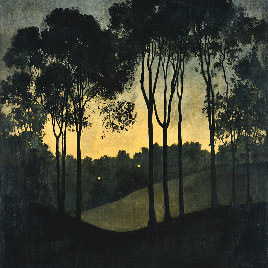 James McNeill Whistler Inspired Silhouette Of Time Numbered Painting Kits