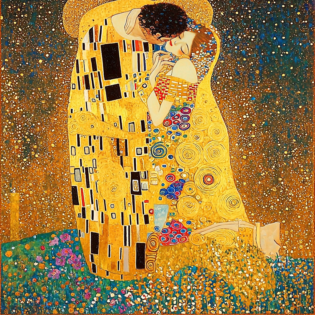 Gustav Klimt Inspired Ancient Harmony Paint By Numbers Art