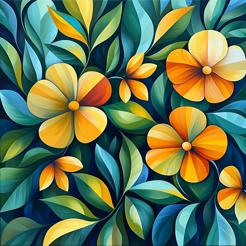 Frida Kahlo Inspired Fusion Of Nature Paint By Numbers Kits