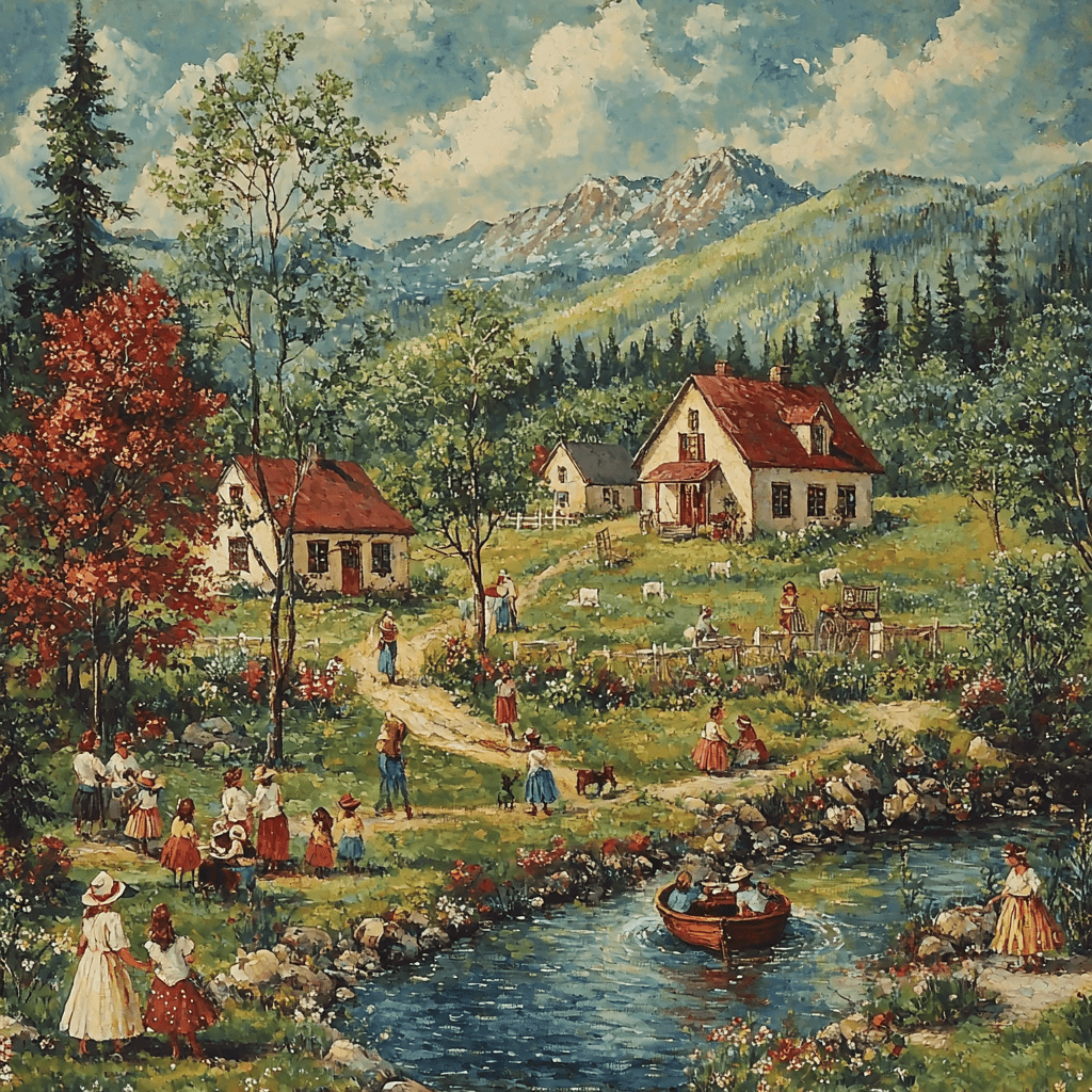 Grandma Moses Inspired The Joy Of Community Paint By Numbers