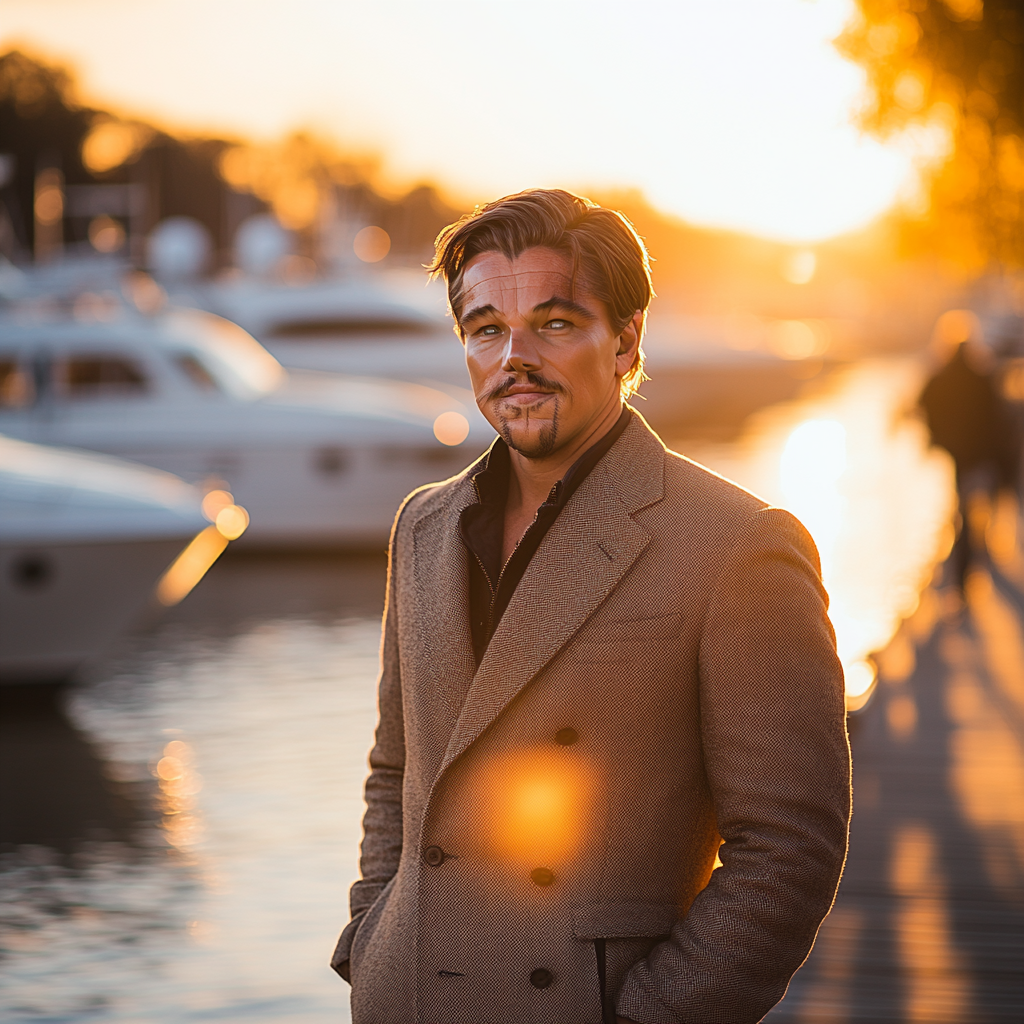 Leonardo DiCaprio: Tides Of Ambition And Salted Sun paint by numbers