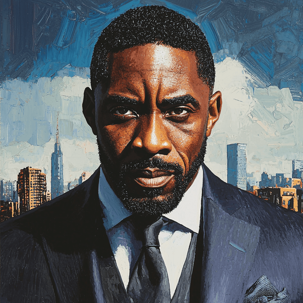 Idris Elba: The Charismatic Guardian Of Legends Paint By Numbers Art