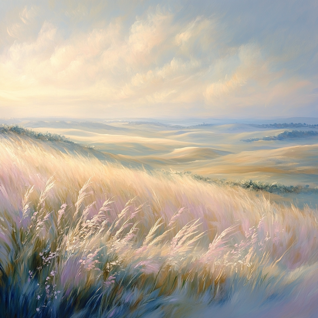 Edgar Degas Inspired Whispering Meadows Paint by numbers art