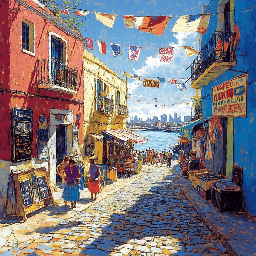 Caminito Colorful Streets La Boca Buenos Aires Argentina Paint by numbers art