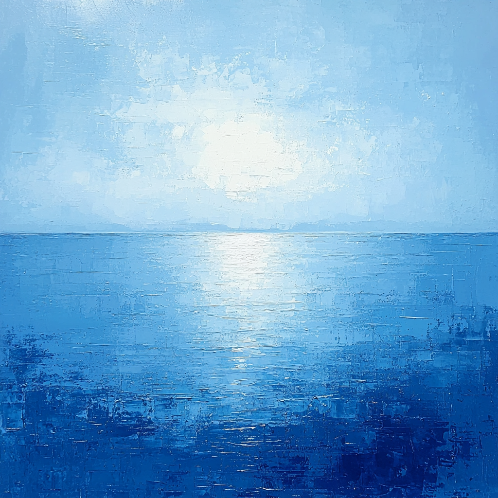 Georges Seurat Inspired Celestial Waters Painting Number Kit