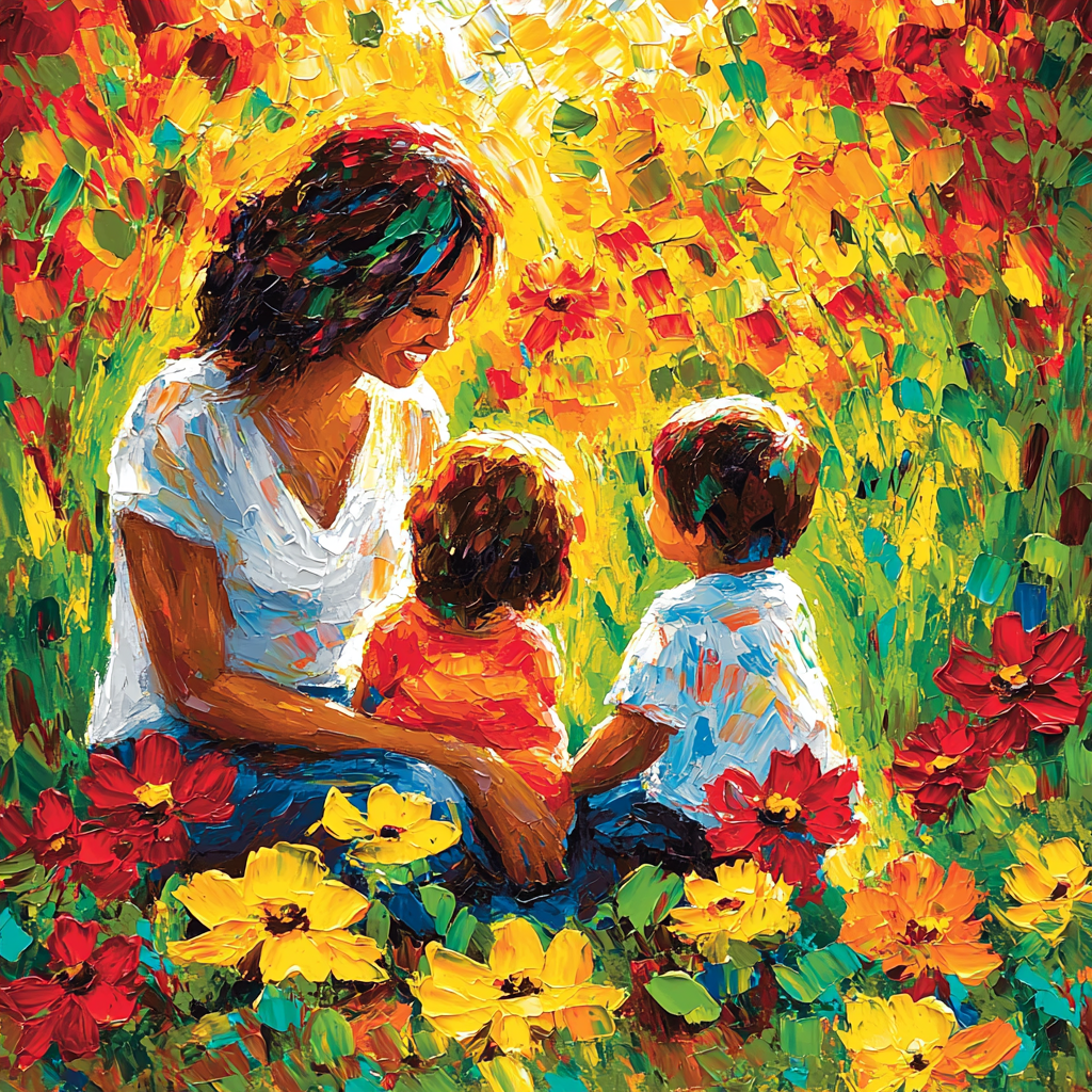 Mom’s Heart Garden Painting Number Kit