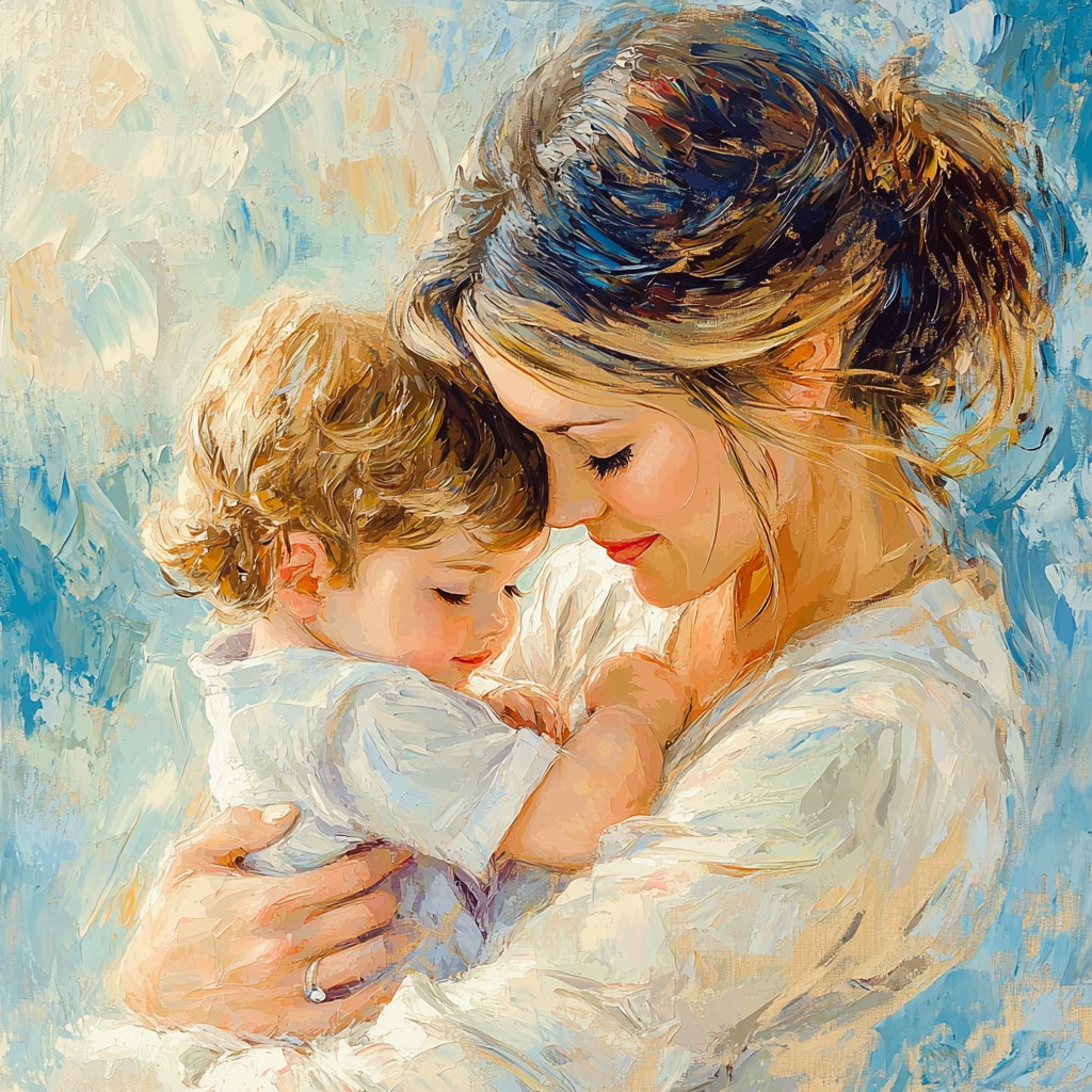 Mom's Loving Arms Paint By Numbers Kits
