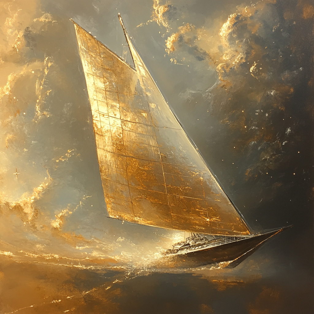 Turner Inspired Solar Sail Paint by numbers kits