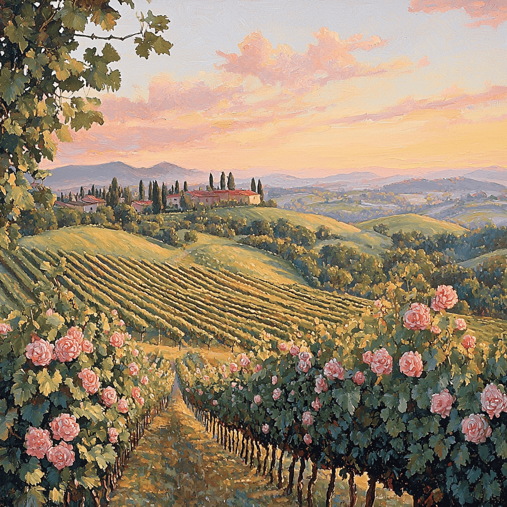 Sandro Botticelli Inspired Pastel Dawn In Tuscany Paint By Numbers Art