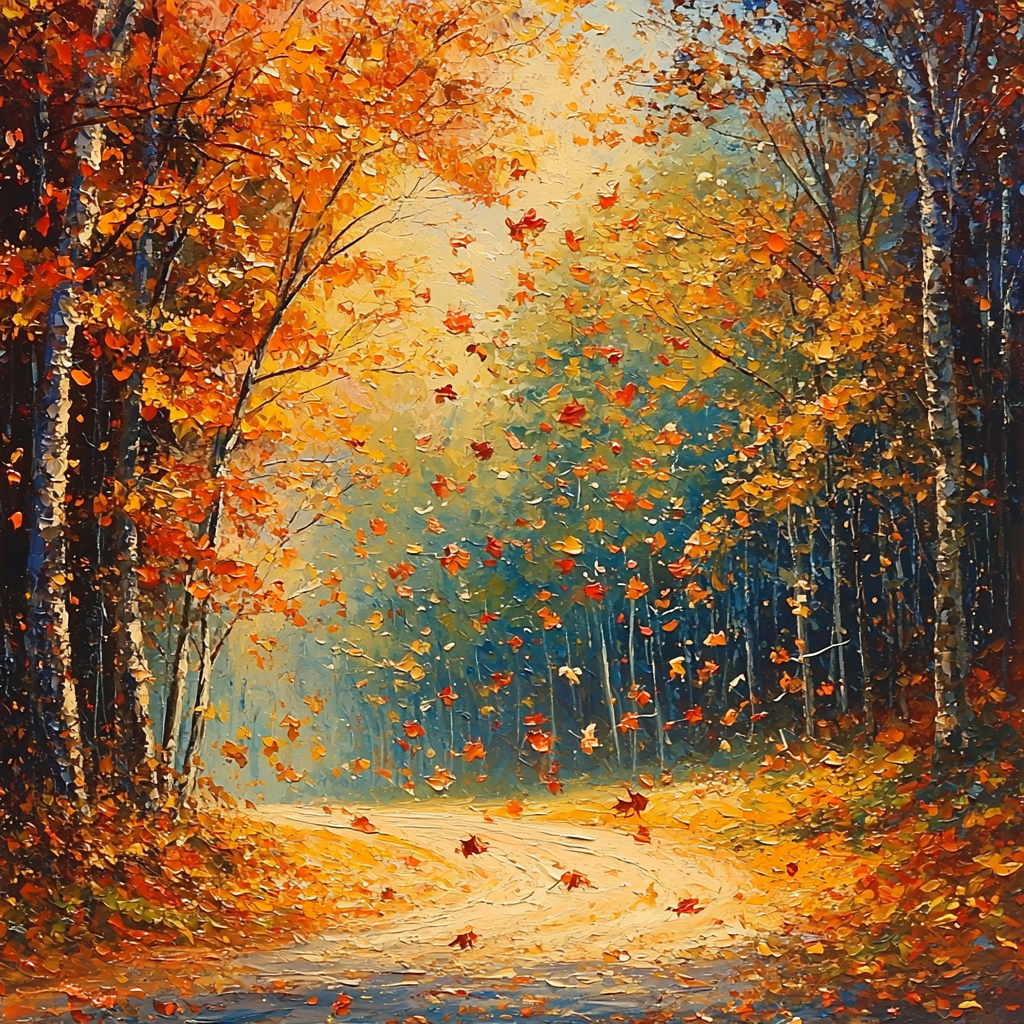 Claude Monet Inspired Autumnal Delight Painting Number Kit