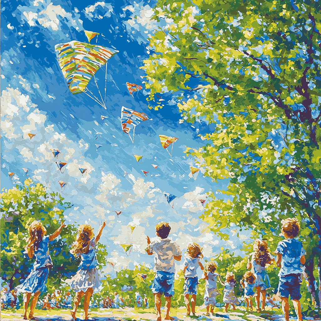Laughter In The Breeze Paint By Number