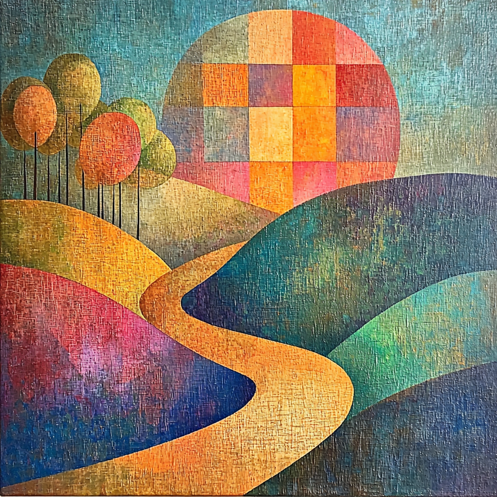 Paul Klee Inspired Rhythms Of Serenity Paint By Numbers