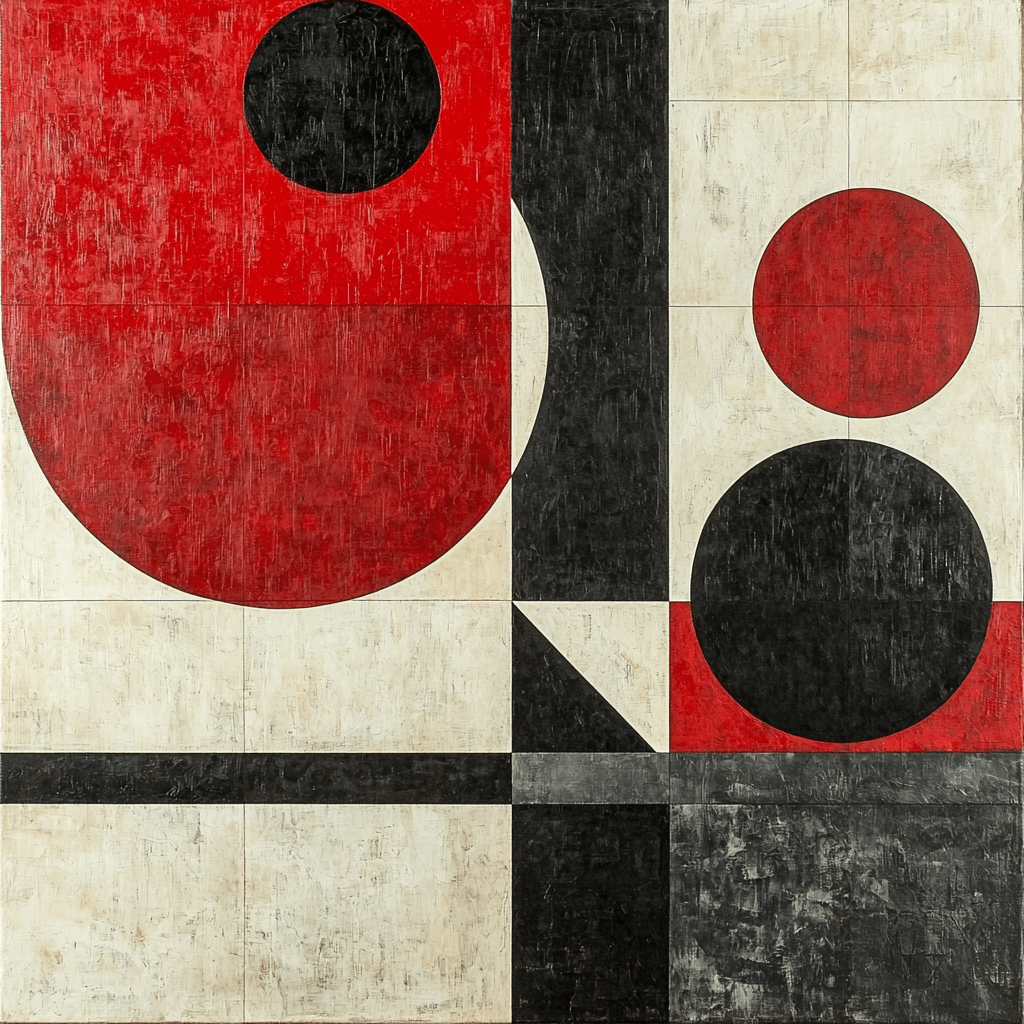 Kazimir Malevich Inspired Harmony Of Geometric Balance Paint By Number