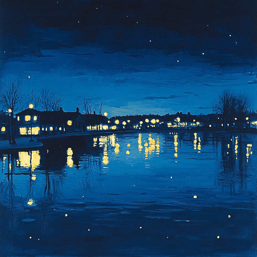 Edward Hopper Inspired Midnight Serenity Paint By Color