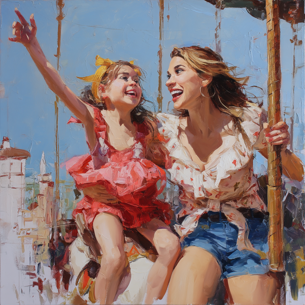 Mommy And Me At The Fair Painting Number Kit