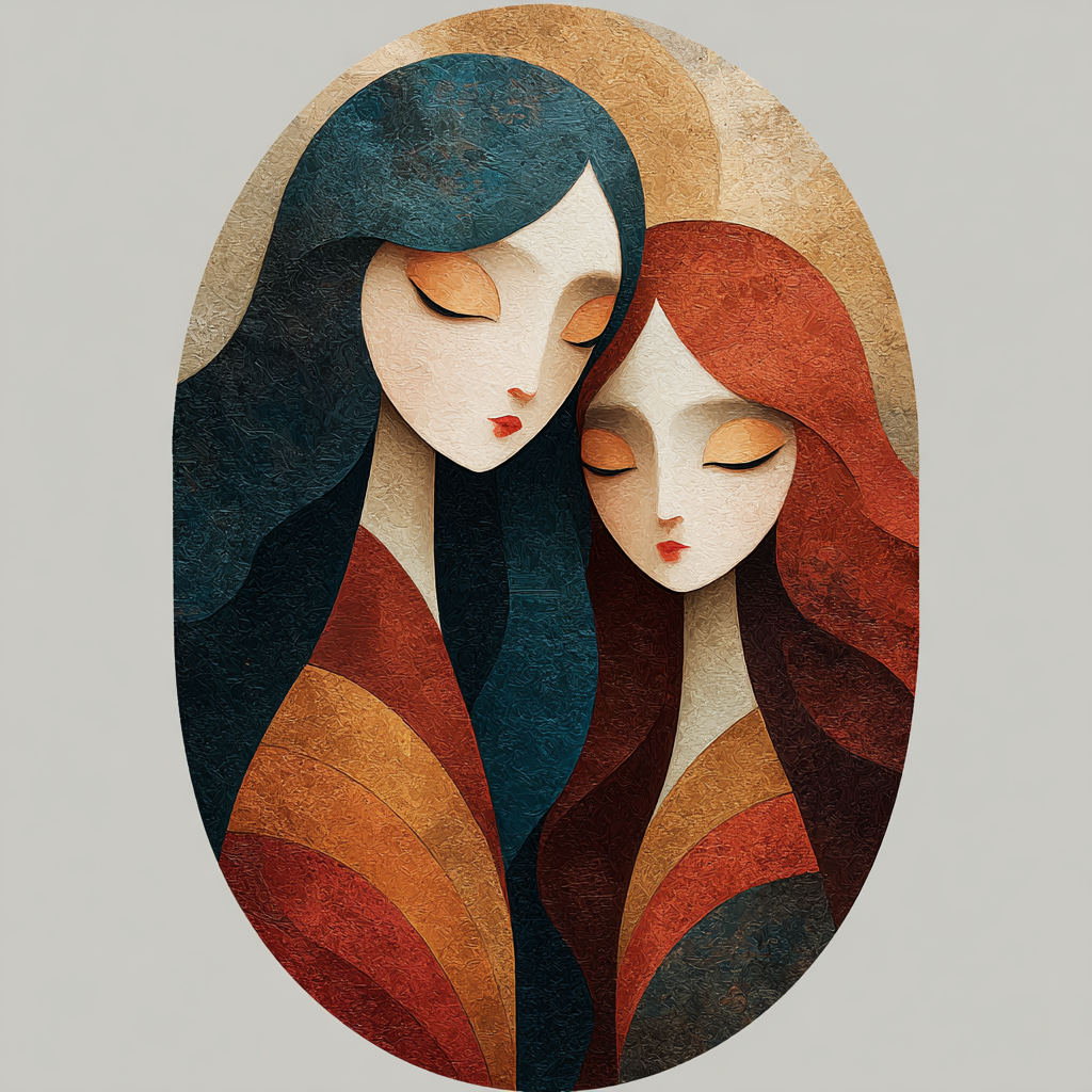 Amedeo Modigliani Inspired Couple Numbered painting kits