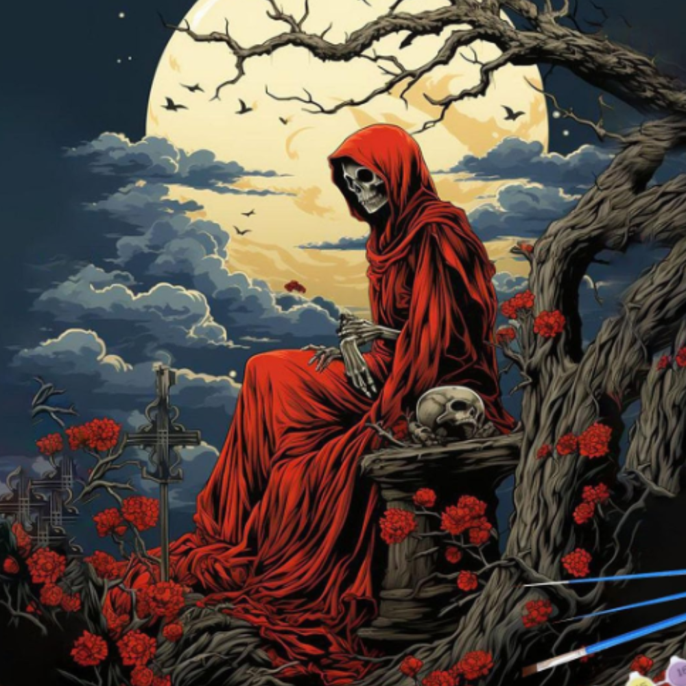  Arttoplus Halloween Skull Paint by Numbers Kit