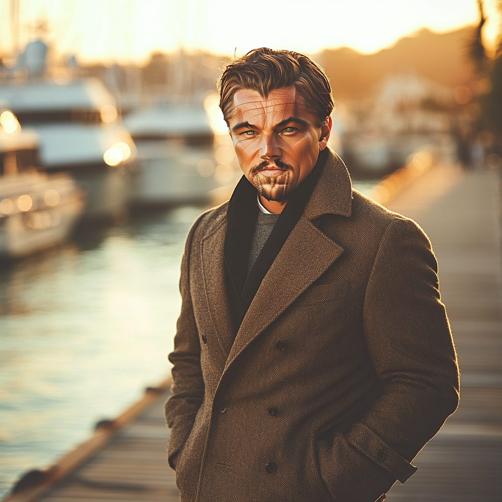 Leonardo DiCaprio: Sailing Beyond Silver Horizons Paint by numbers art