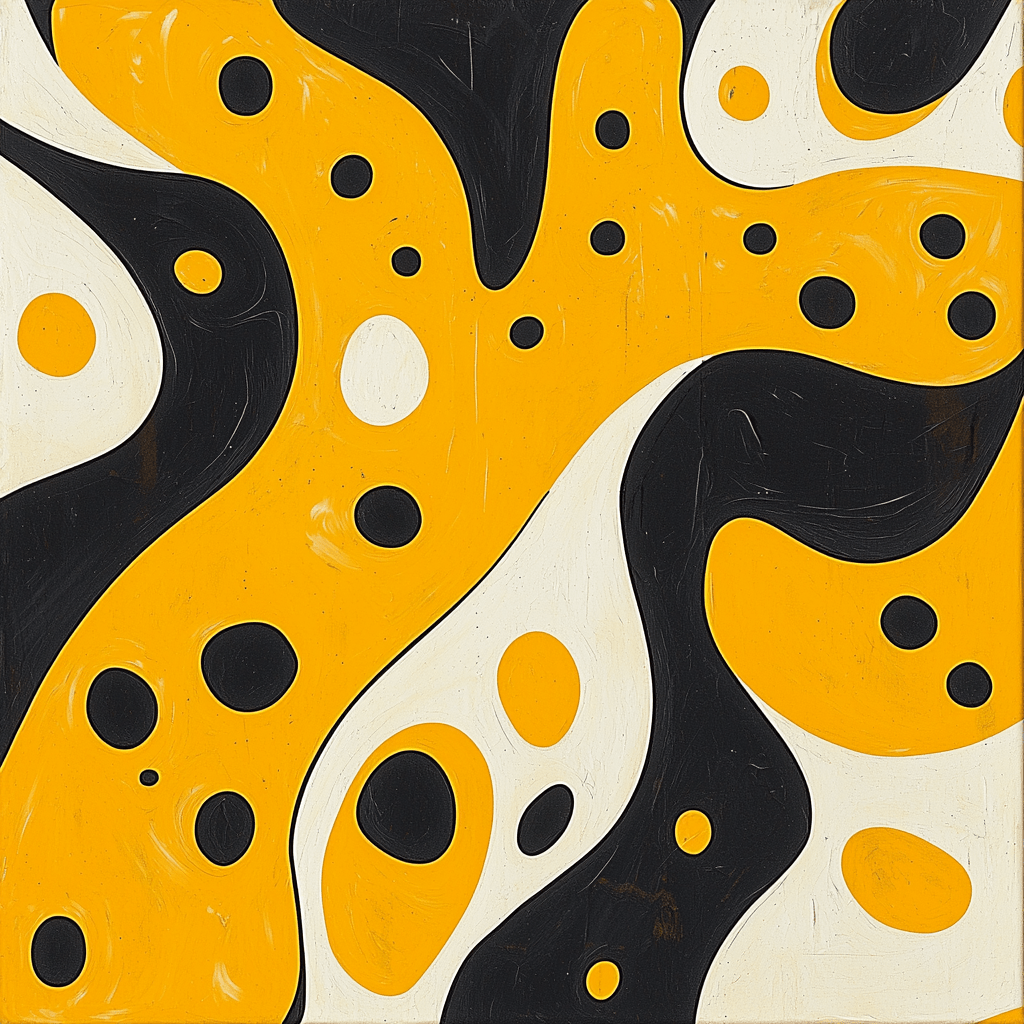 Joan Miró Inspired Fantasy In Motion Painting Number Kit