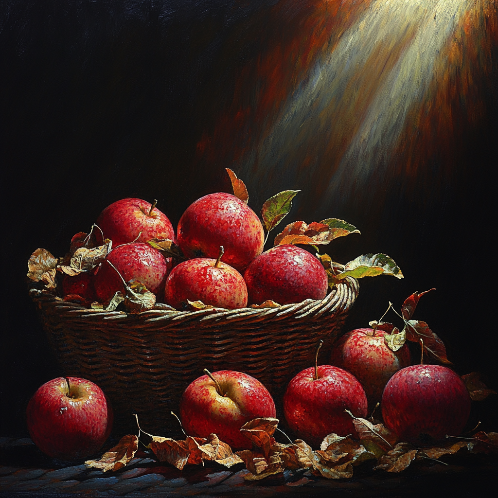 Caravaggio Inspired Nocturnal Orchard Decay Painting by numbers kit