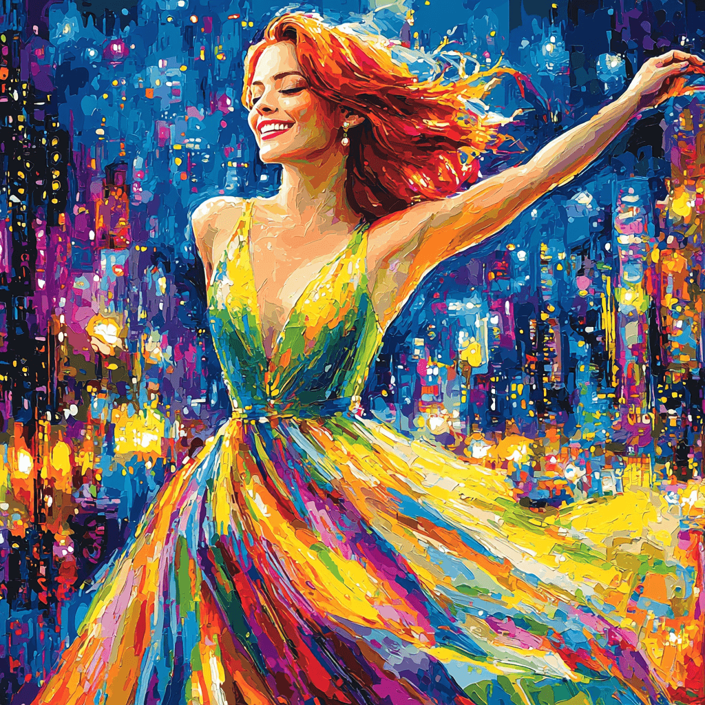 Emma Stone: The Radiance Of La La Land's Star Paint By Color