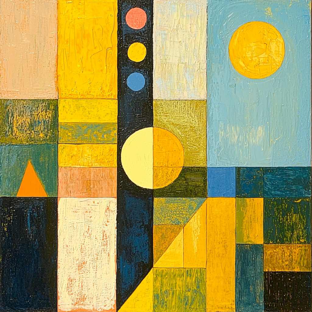 Paul Klee Inspired Rhythm Of Whimsy Paint By Number