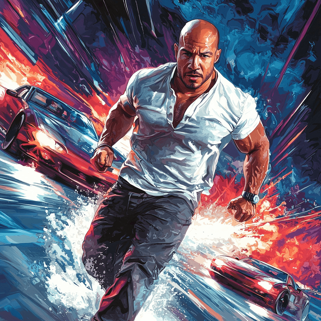 Vin Diesel: The Fast And Fearless Riddick Paint By Numbers