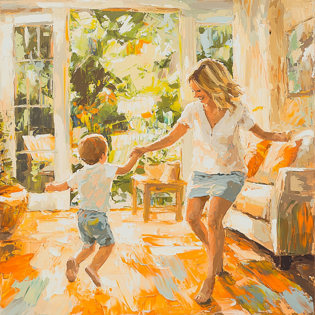 Mommy And Me Time Paint By Number